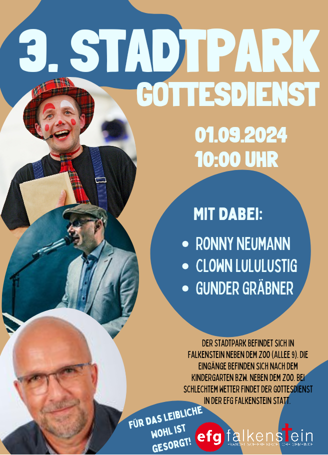 Stadtpark Gottesdienst am 01.09.2024