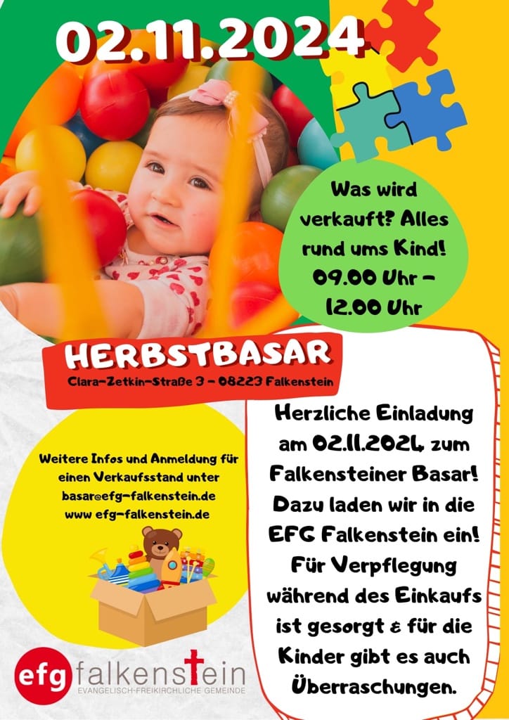 Herbstbasar am 02.11.2024