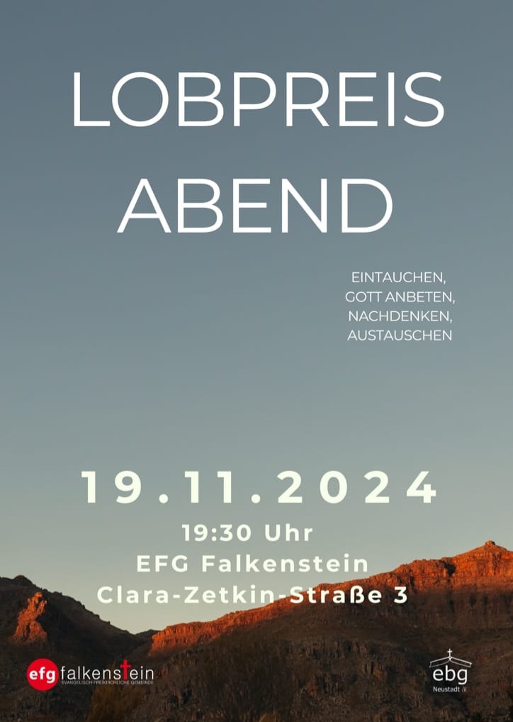 Lobpreisabend am 19.11.2024