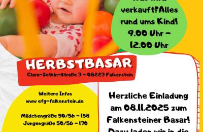 Herbstbasar am 08.11.2025