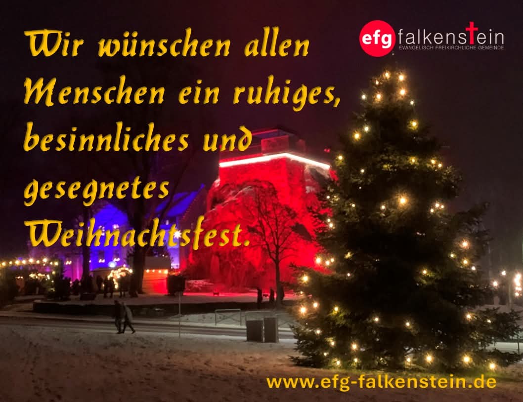 Gesegnetes Weihnachtsfest 2025