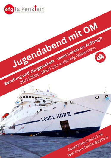Jugendabend mit OM – mein Leben als Auftrag?! am 06.03.2026