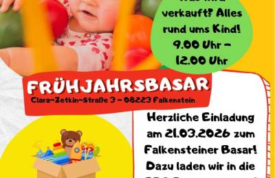 Frühjahrsbasar am 21.03.2026