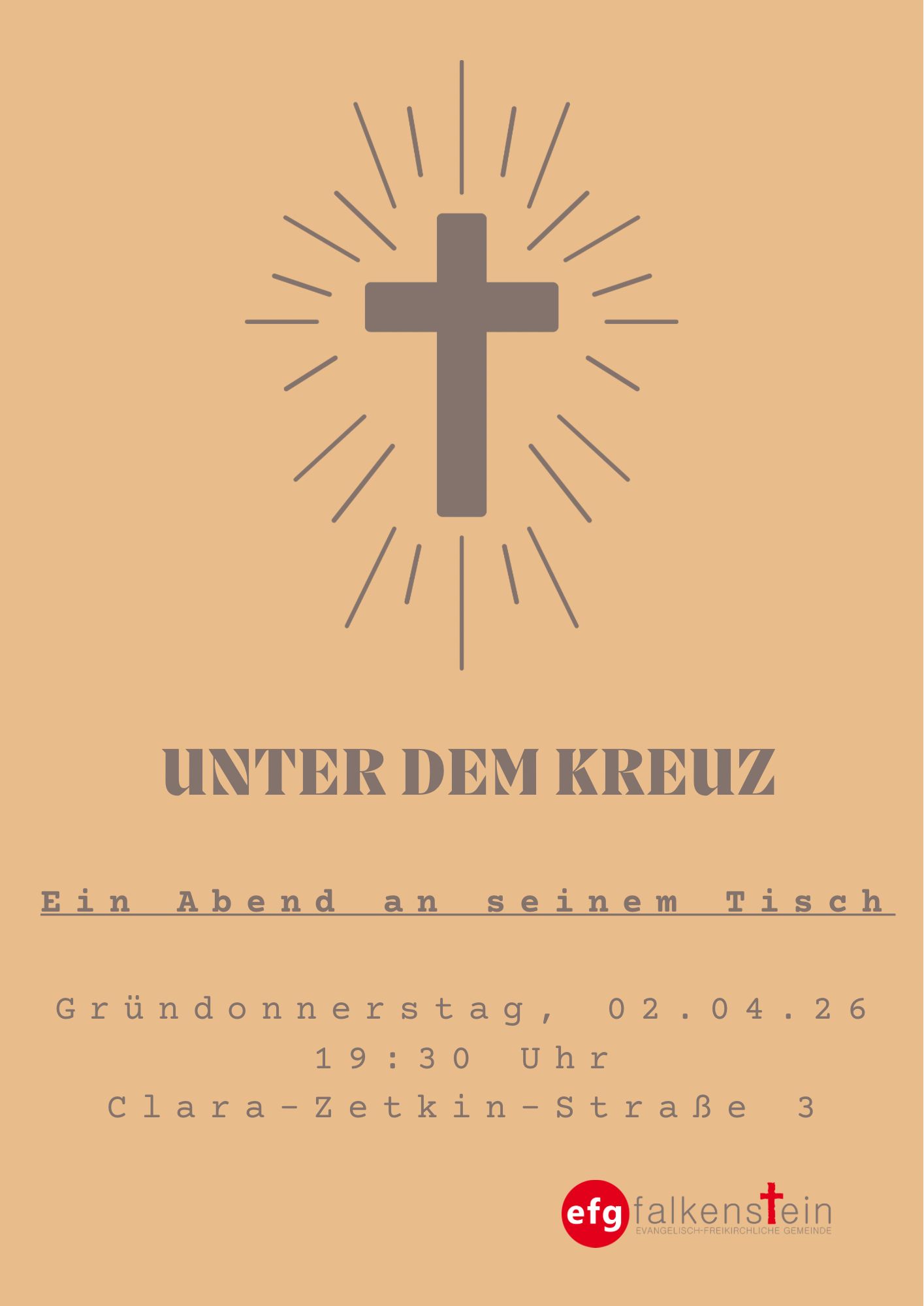 Lobpreisabend unter dem Kreuz am 02.04.2026