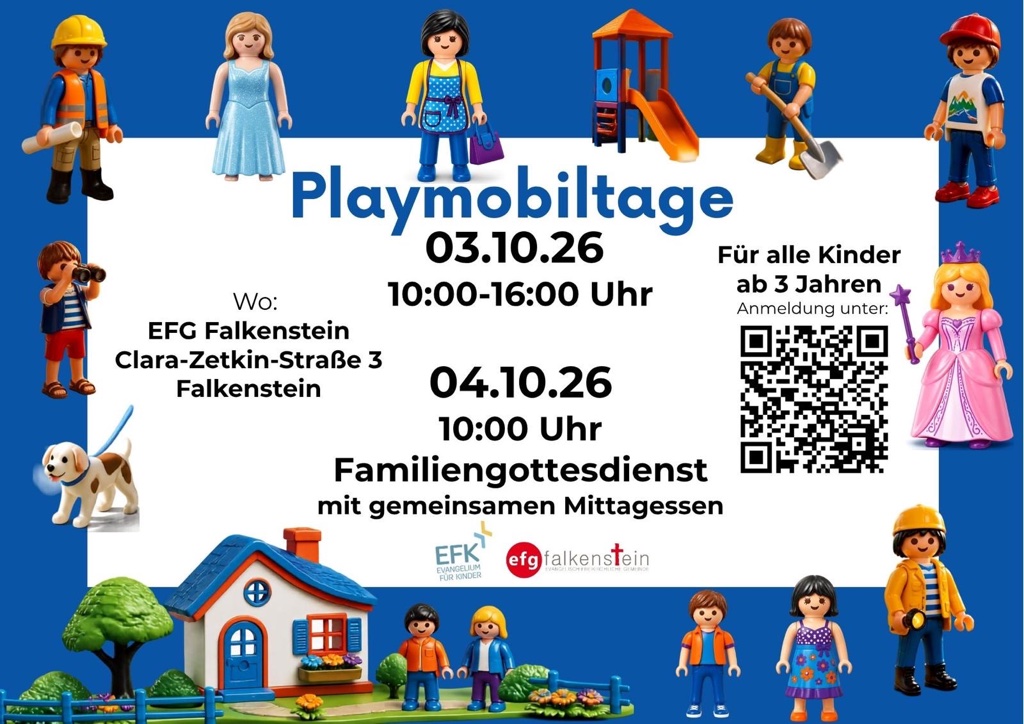 Playmobiltage & Familiengottesdienst 03./04.10.2026